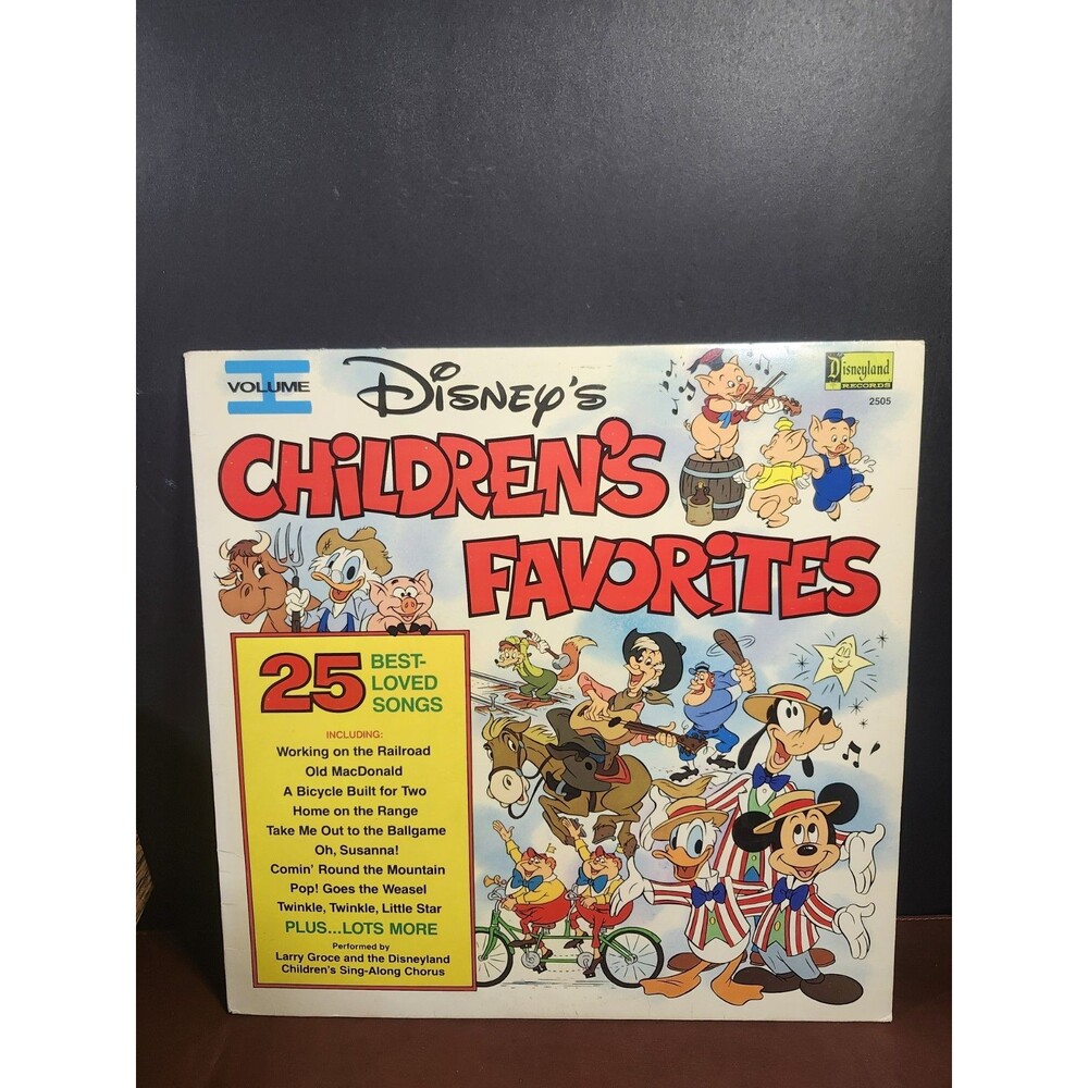 Disney's Children's Favorites Volume I LP 1979 Disneyland 2505